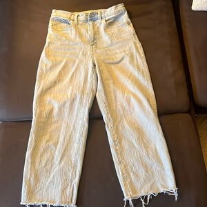 The Perfect Wide Leg Crop - Madewell Size 28